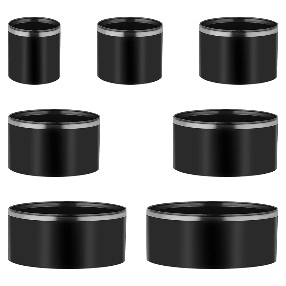 7 Sizes Hole Punch Set Leather Circle Cutter Tool Set Round Hole Punch 20mm-50mm Hollow Cutter Tool