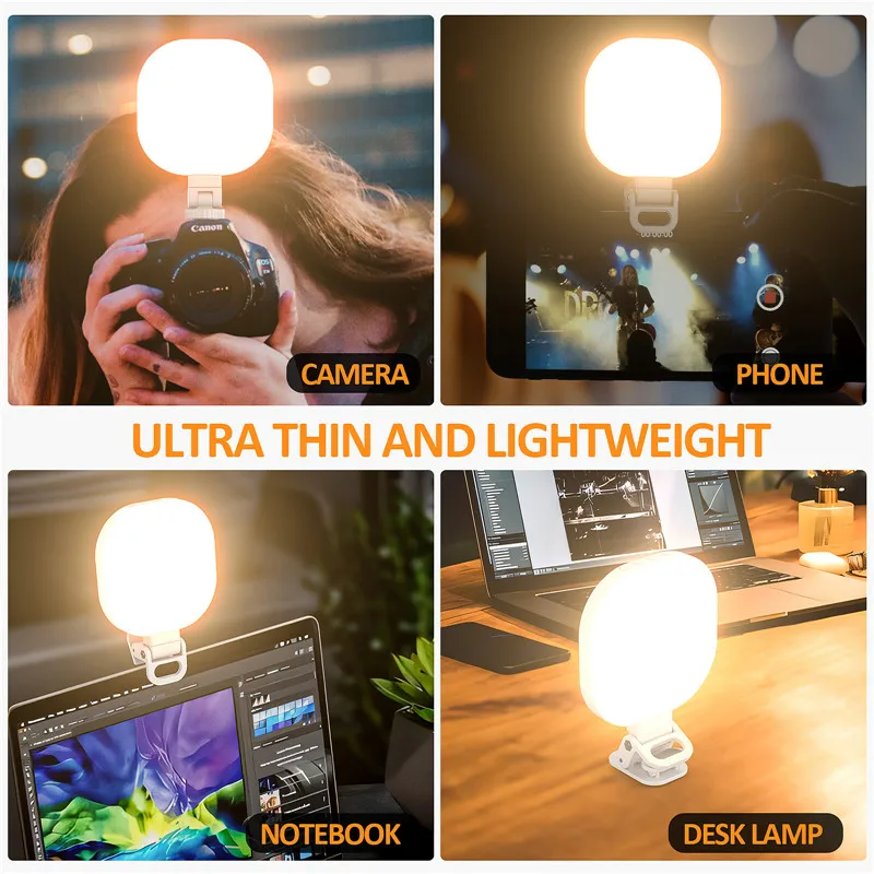 Smartphone Selfie Light Selfie Video Conference Light luce LED portatile compatibile 3000-6500K per telefono cellulare IPad Laptop Camera - Image 2