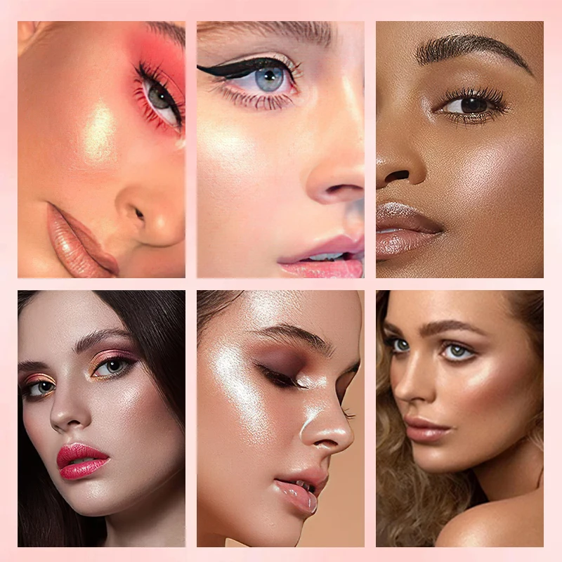 SUPER LOW PRICE! Highlight Patting Shining Powder Full Body Silhouette and Collarbone Suitable for Face and Eyes 4