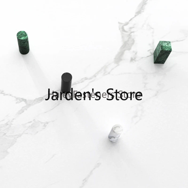 Luxury marble hook creative cylindrical coat hook Nordic style wall hanging bedroom wardrobe hanger 3