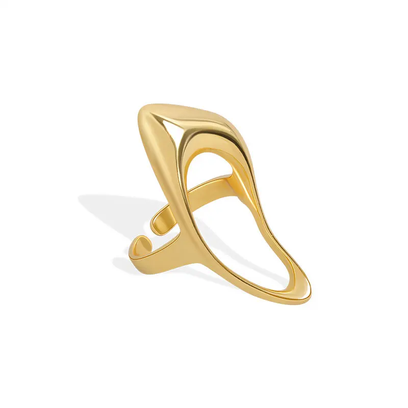 Irregular Metal Adjustable Ring European And American Style Personalized Fashion Ring Ladies Girls Travel Wedding Accessories moissanite engagement ring engagement ring