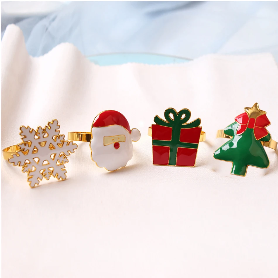 Generic ナプキンリング テーブル アクセサリー カー クリスマス ツリー 6bf65b854513041a36c5947d16785a