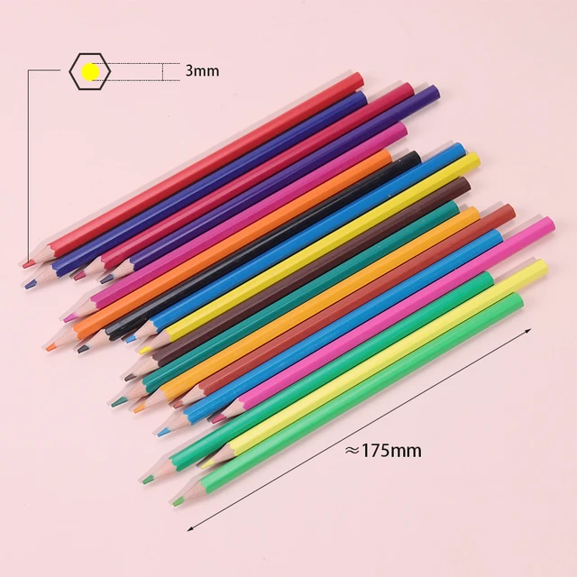 Triangular Shaped Colored Pencils Set 12/18/24/36 Colors Adult Coloring  Pencils, Fun At Home Kids Activities, Pre sharpened - AliExpress
