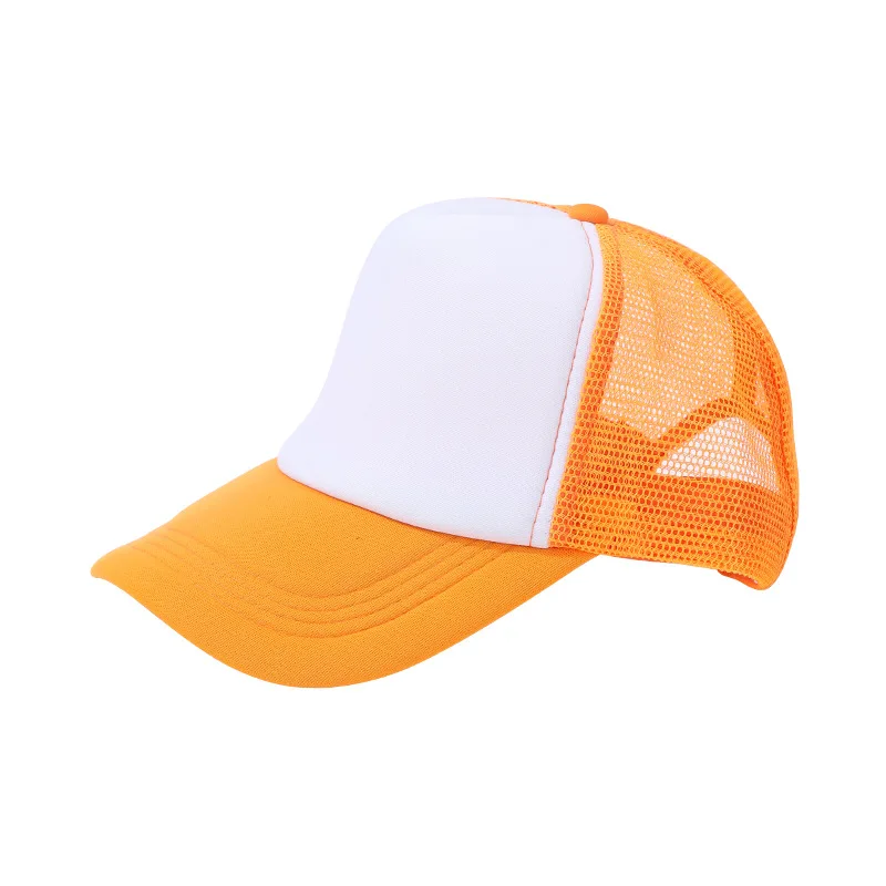 Summer Kids boy Mesh sports hat Children Girls casual custom logo baseball cap Baby Promotional Advertising print logo hats 4