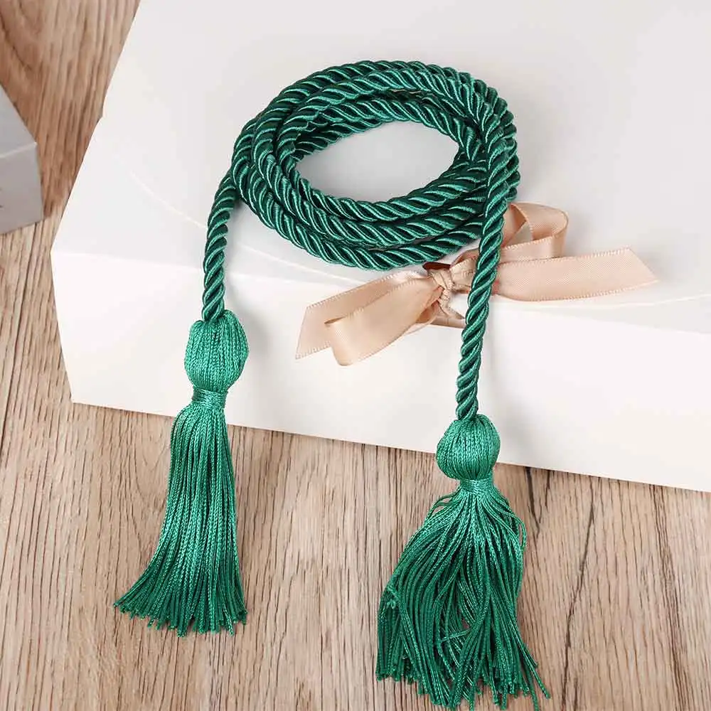 Graduation Honor Cords Craft Braided Tassels Drawstring Rope Polyester Yarn 1Pc for Graduation Students Bachelor Gown tassel fringe,tassel trim,mini tassels,bookmark tassels,silky floss tassels,leather tassels,fluorescent tassels,tassel accessories,tassel decoration