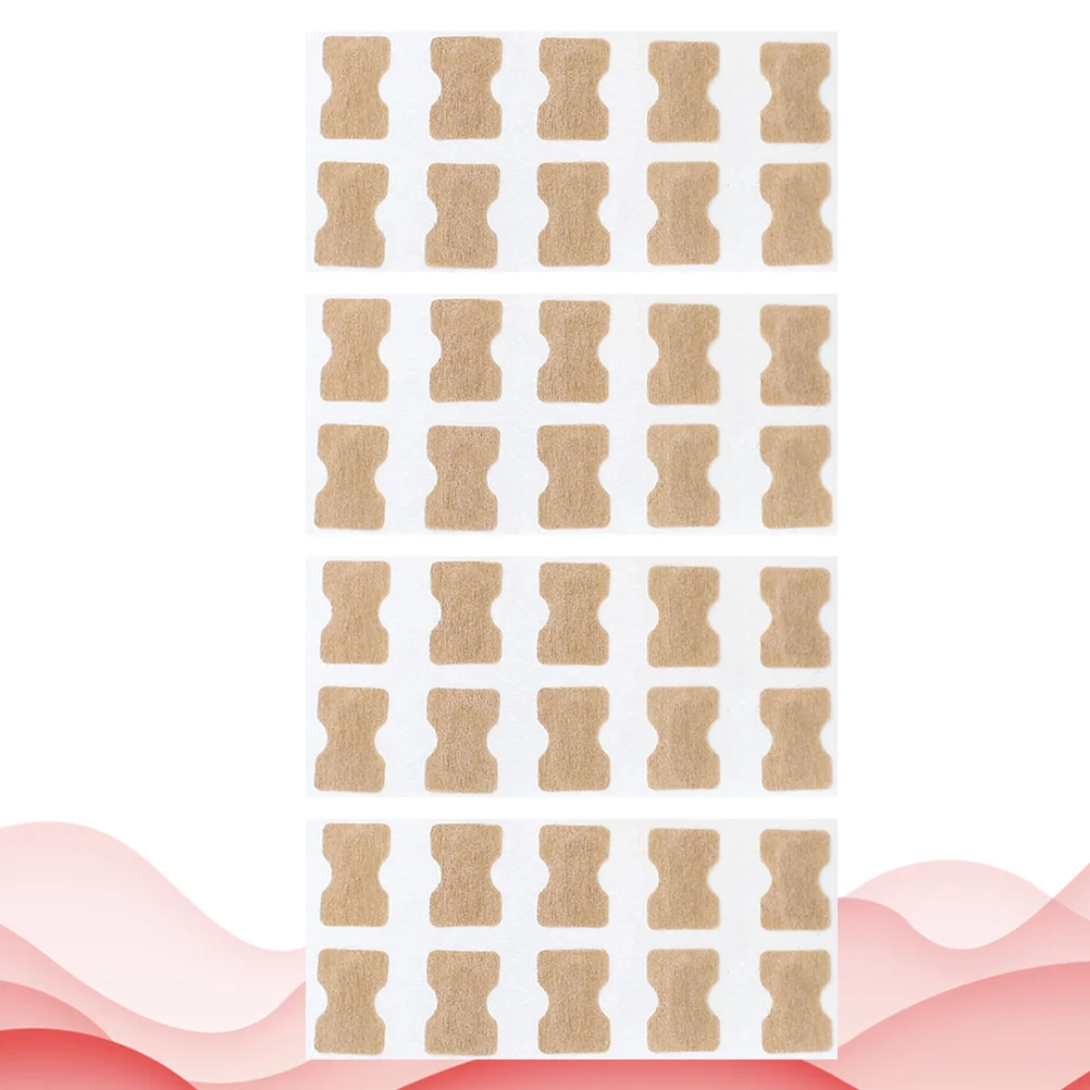 

4 Sets Toenail Sticker Paronychia Correction File Foot Care Tool Pedicure Tools for Feet Corrector