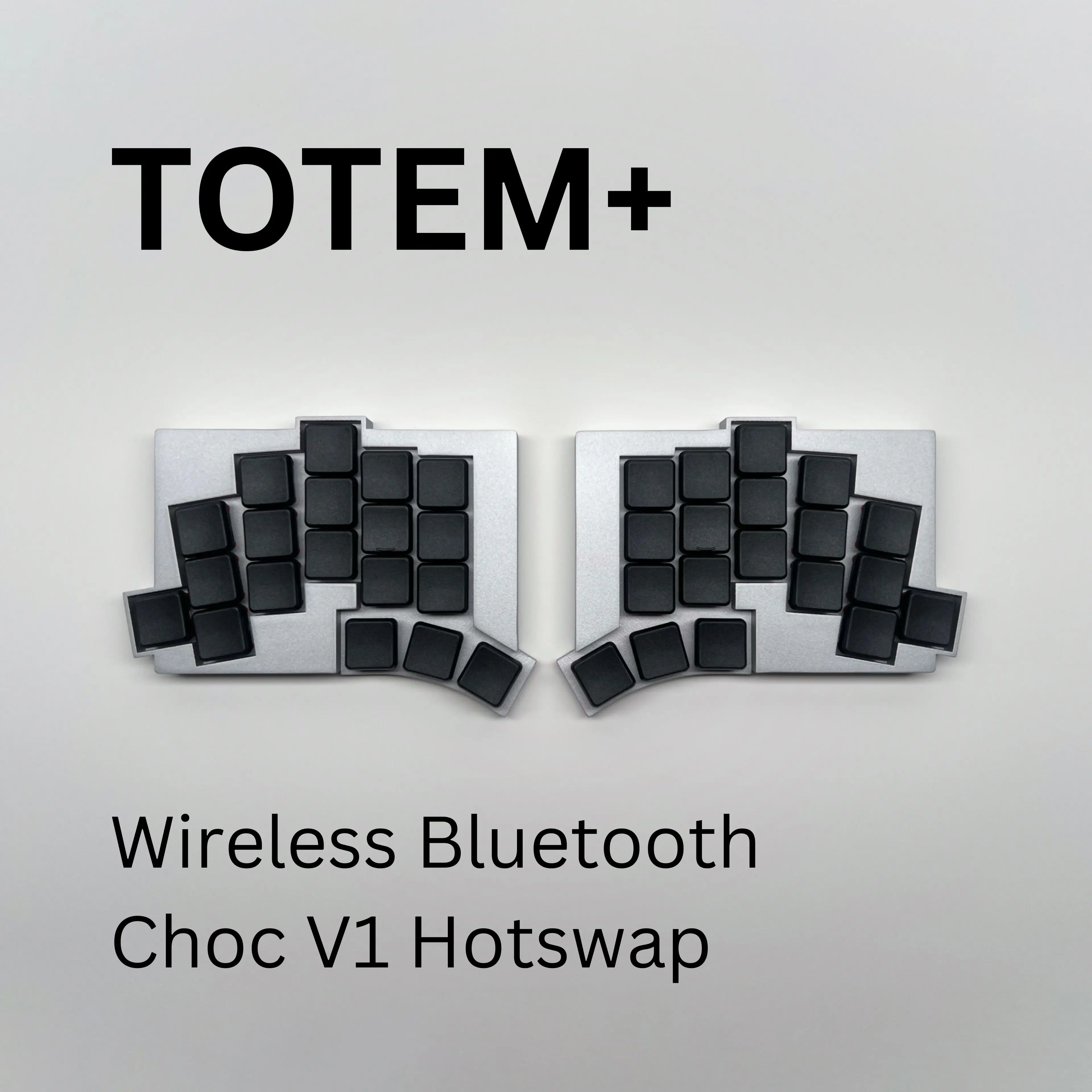 TOTEM + Wireless Split Keyboard - Bluetooth ZMK Choc V1 Low