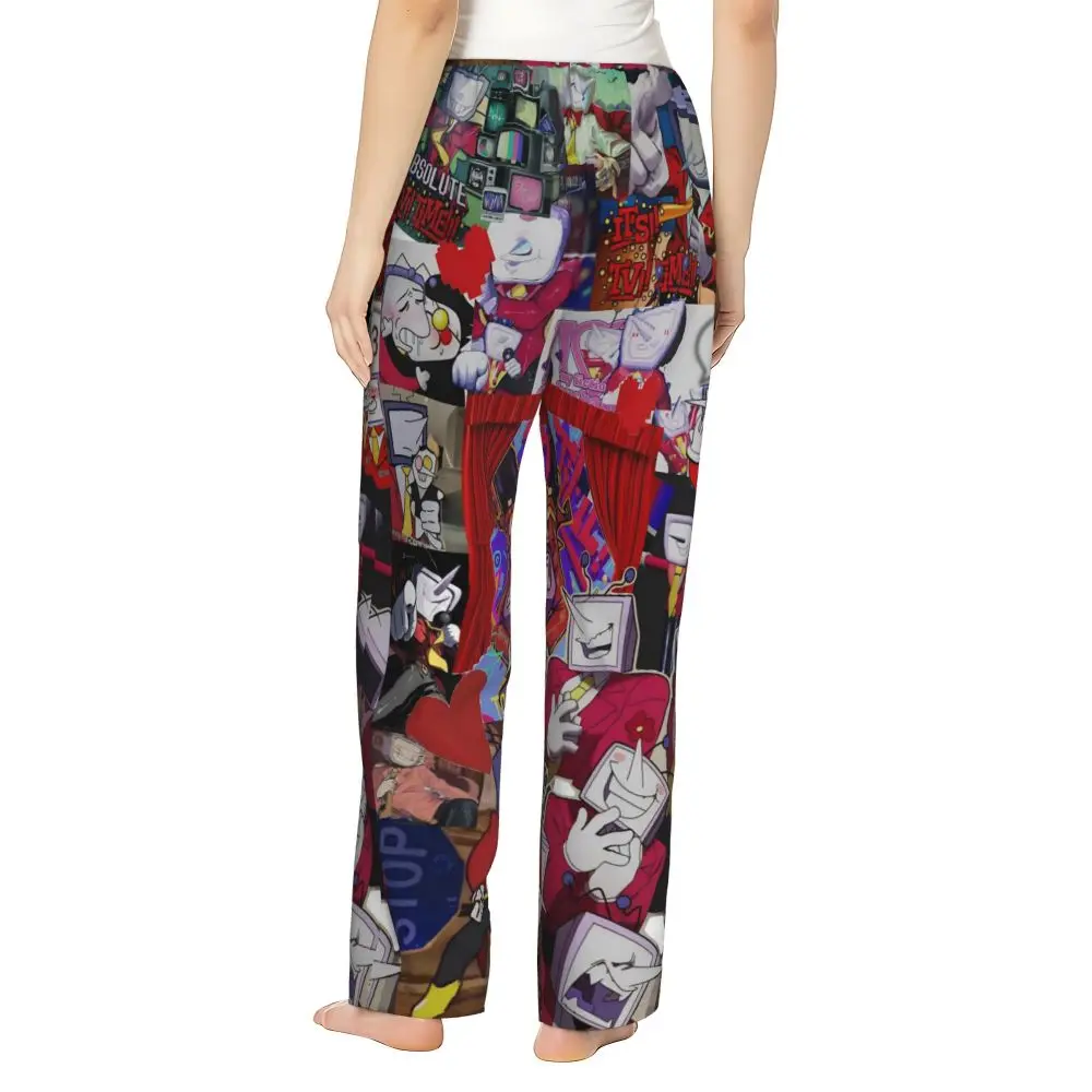 Deltarune pyjamabroek voor dames comfortabele lounge broek_voghion.com