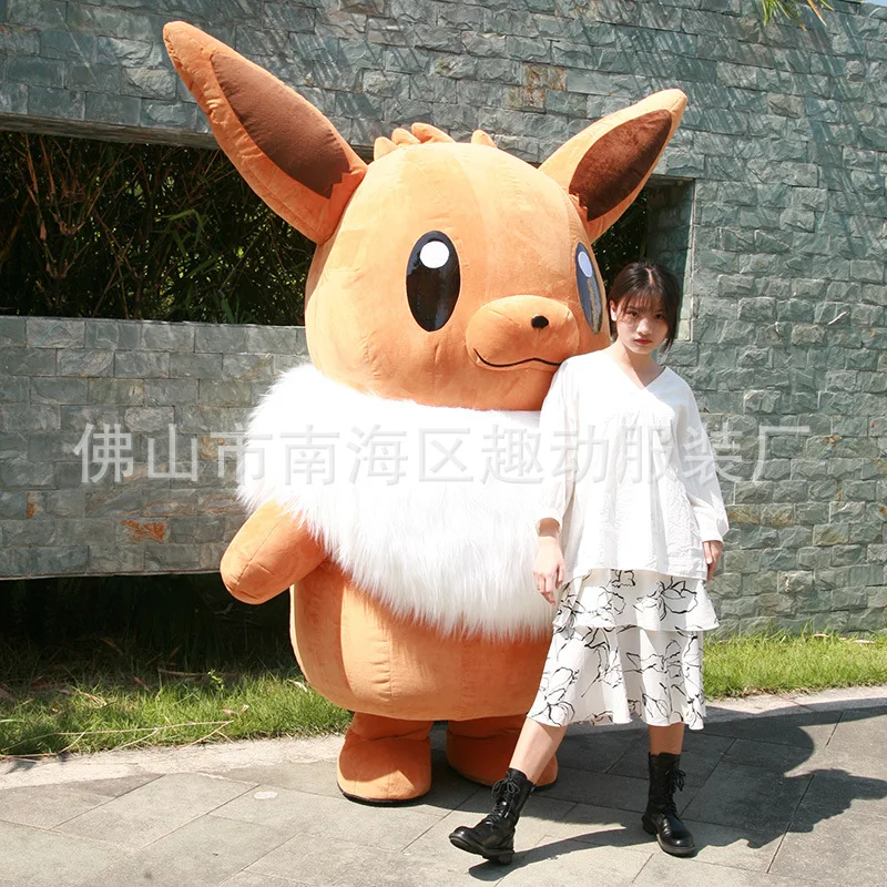 erger maken Discrimineren Haven Anime Pokemon Eevee Pikachu Opblaasbare Flareon Kostuum Mascotte Anime  Cosplay Halloween Carnaval Kostuums Mascotte Kostuum Volwassen _ -  AliExpress Mobile