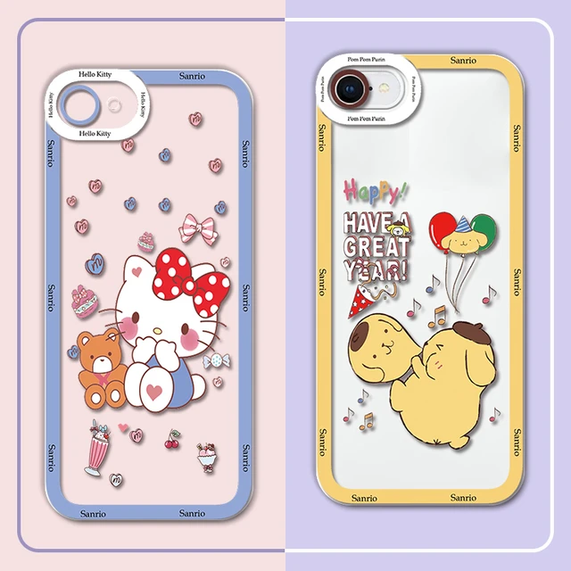 For iphone 6 6s Plus Case Kuromi Melody Phone Cover Anime Sanrio Soft  Silicone Funda For iphone 6 6+ 6S+ Capa Bags Cute Cartoon