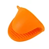 2PCS Kitchen Oven Mitts Silicone Heat Insulation Gloves Clip Thicken Baking Silicone Oven Mitts Anti-slip Grips Bowl Pot Clips 3