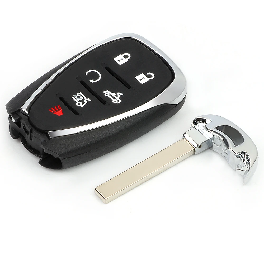 KEYECU Smart Remote Key Fob Shell Case 6 Button Replacement For Chevrolet Camaro HYQ4EA 433MHz key case,car key shell,car remote key,key shell