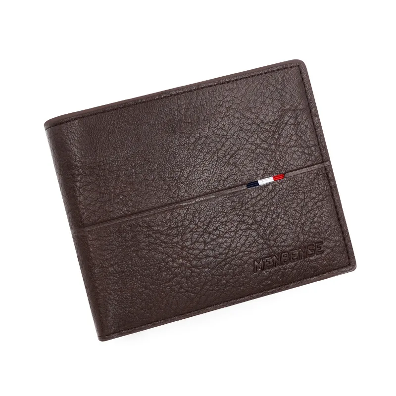 Men's Slim Wallet - Stylish Zipper Design, Card & Photo Holder, Coin Pocket - Premium PU Leather