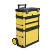 YyhcTool BoxHeavy Duty Stackable Storage Empty Tool Box Rolling Mobile Organizer Tools Case 4