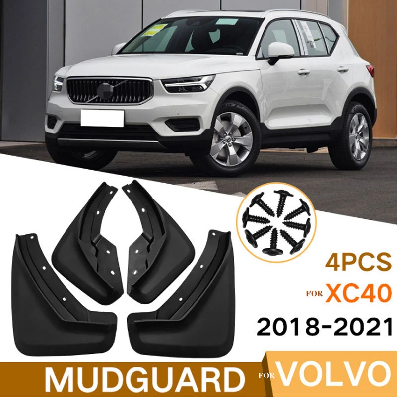 For Volvo Xc40 2018 2021 Set Mudflaps Splash Guards Mudguards Fender