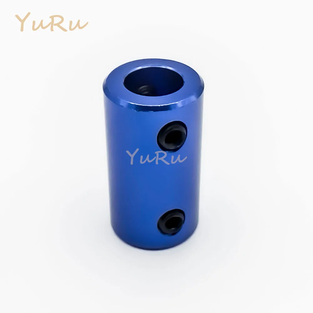Shaft Coupler Shaft Connector Rigid Shaft Coupler D14L25 Rigid Top Wire Coupling Aluminum Alloy Bore 3/4/5/6/6.36/7/8mm D14 L25 Shaft CNC Jaw Shaft Motor Coupling Black/Blue 1PCS