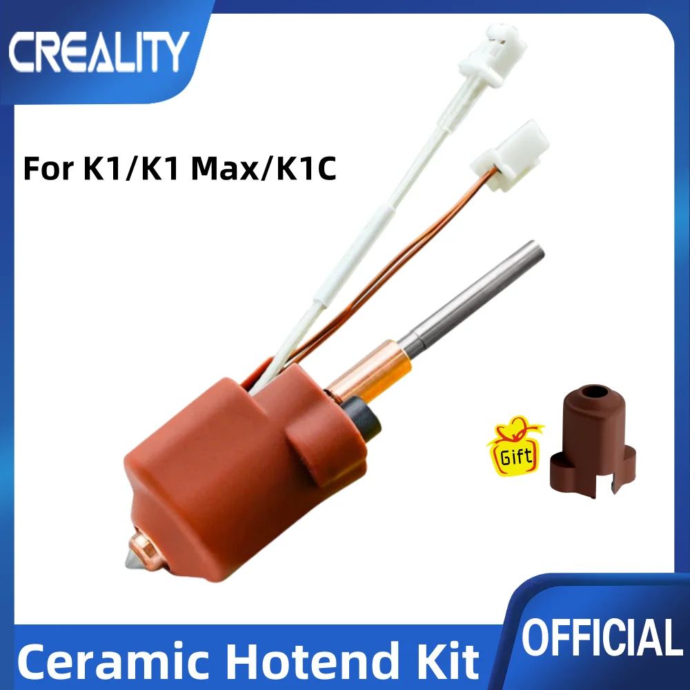 Creality Offizielles K1/K1/Max/K1C Keramik-Hotend-Kit Passend für 3D-Drucker Vollmetall Integrierter Extruder Hotend