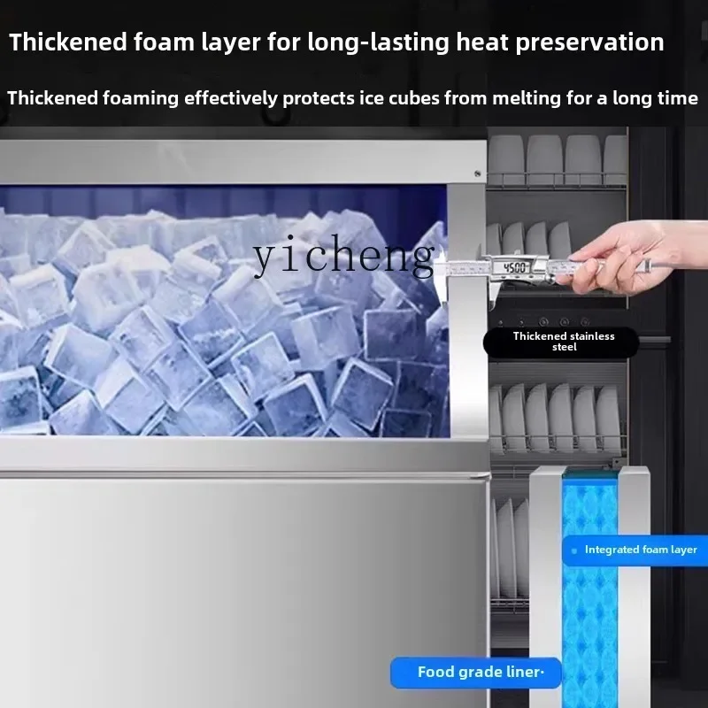 XL Ice Machine Commercial Automatic Large Capacity Square Ice Making Machine