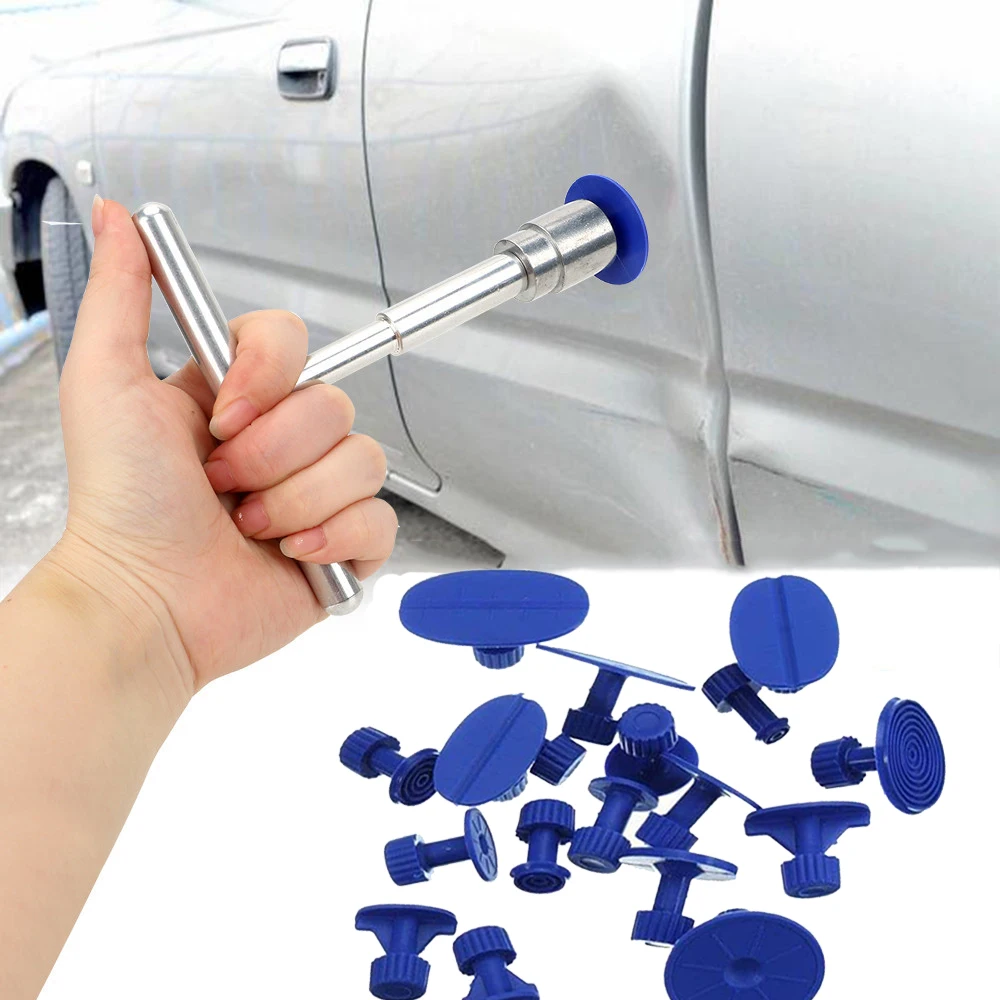 

Heaqun Car Dent Repair Tool Set Body Part Mechanical Sheet Metal Slide Multiple Suction Cup Puller Kit Automobile Accessories