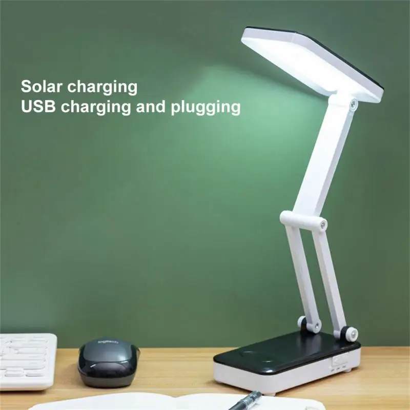 

Led Table Lamp Solar Battery Rechargeable Foldable Desk Lamps With 26LEDs Adjustable LED Night Light For Reading Indoor Lighting