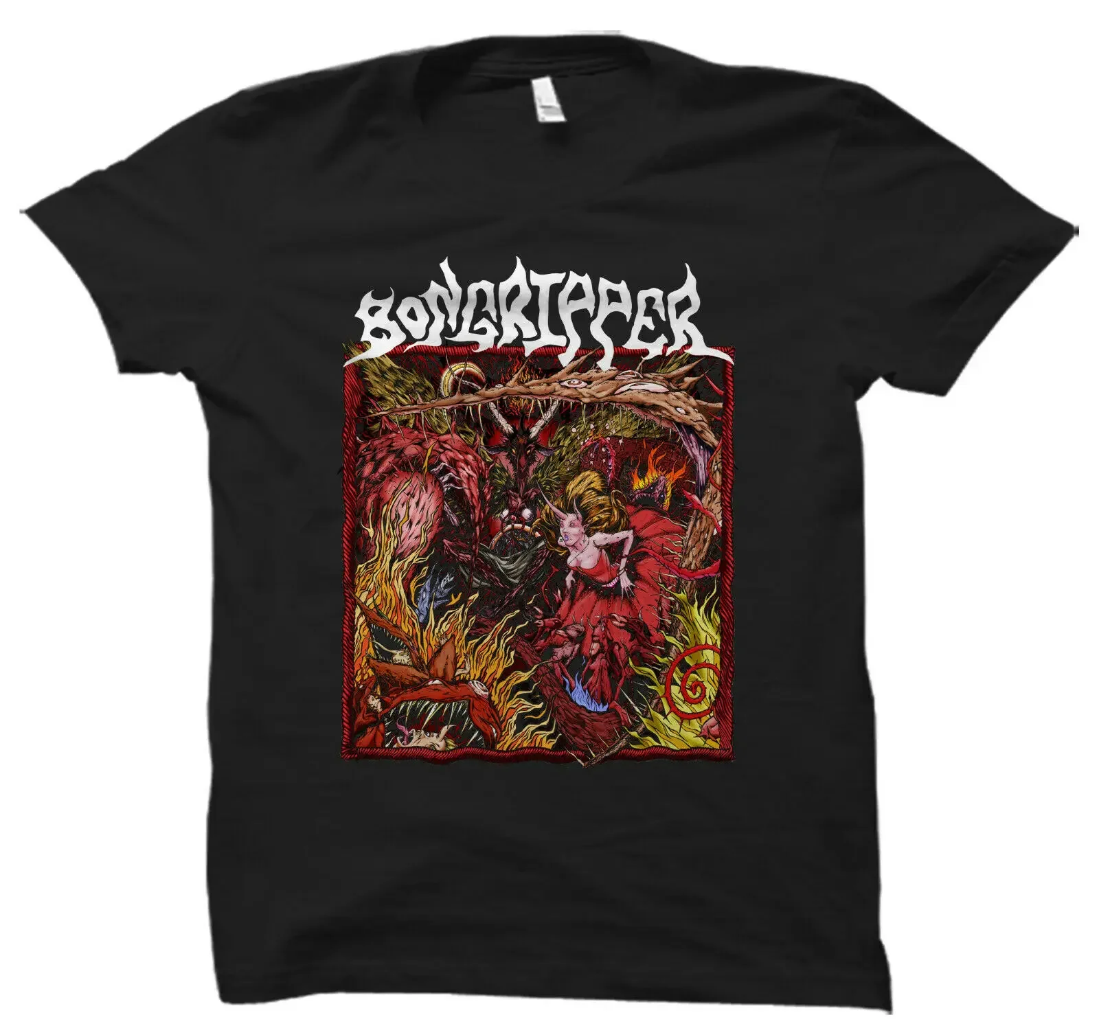 

Bongripper New Black Cotton T Shirt Electric Wizard Saint Vitus Orange Goblin
