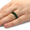 Blackish Green Smart Ceramic Ring for Tesla model3/Y/X/S Keycard KeyFob Accessories,Unisex 6