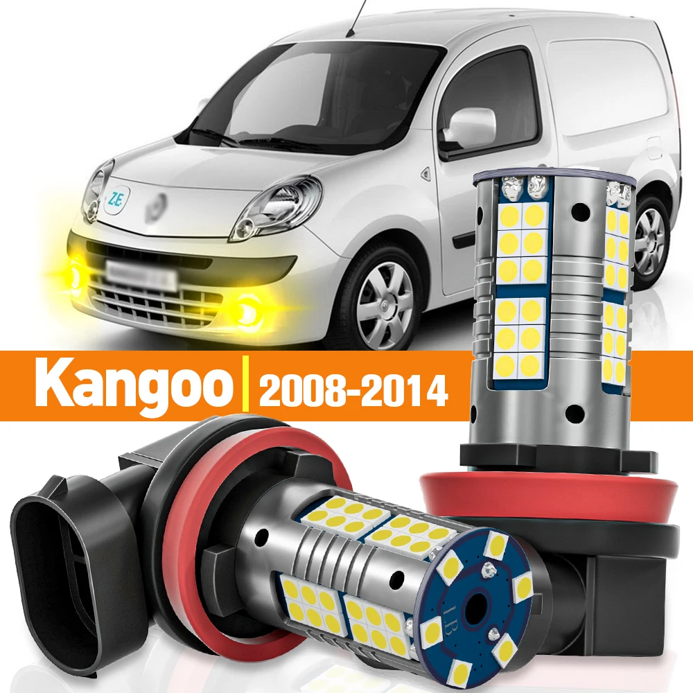 

2pcs LED Fog Light For Renault Kangoo 2008-2014 2009 2010 2011 2012 2013 Accessories Canbus Lamp
