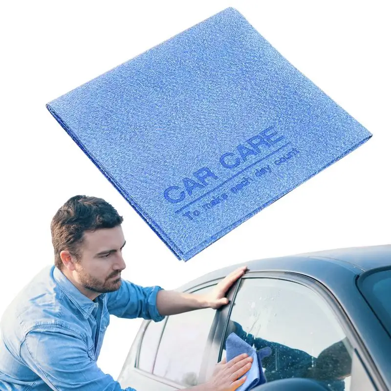 

Strong Absorbent Car Wipes Thickened High Absorption Washing Rags For Car Lint-Free Soft Car Rags Cleaning Supplies For Mirror