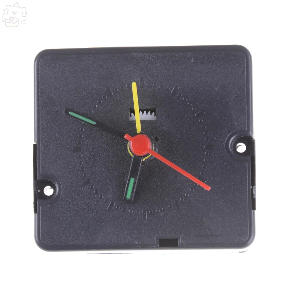 Black hands Kit Quartz Alarm Clock Movement Mechanism DIY Replacement Part 3