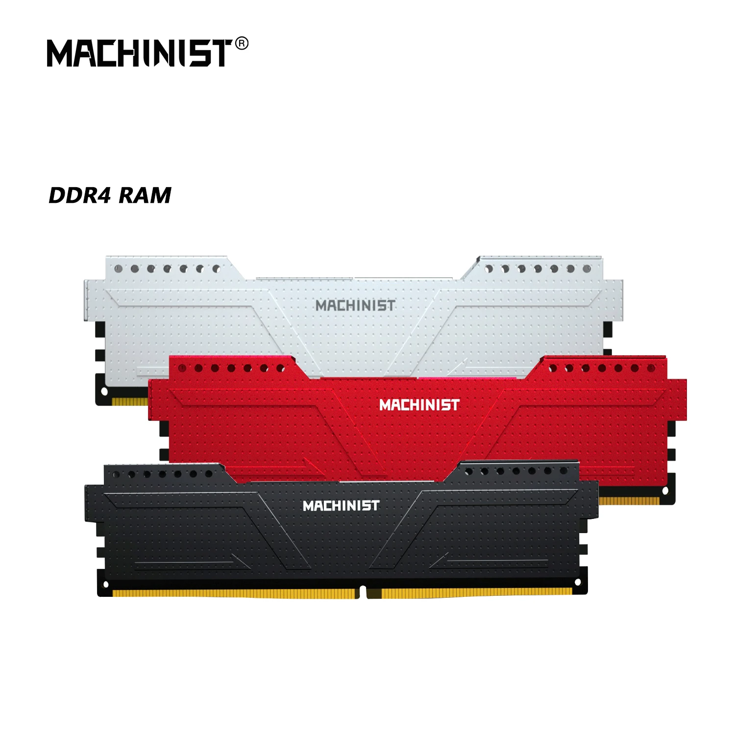 

MACHINIST DDR4 Desktop Memory 8GB 16GB 2133HMz 2666HMz RAM with Heat Sink DDR4 RAM PC DIMM for all X99 motherboards