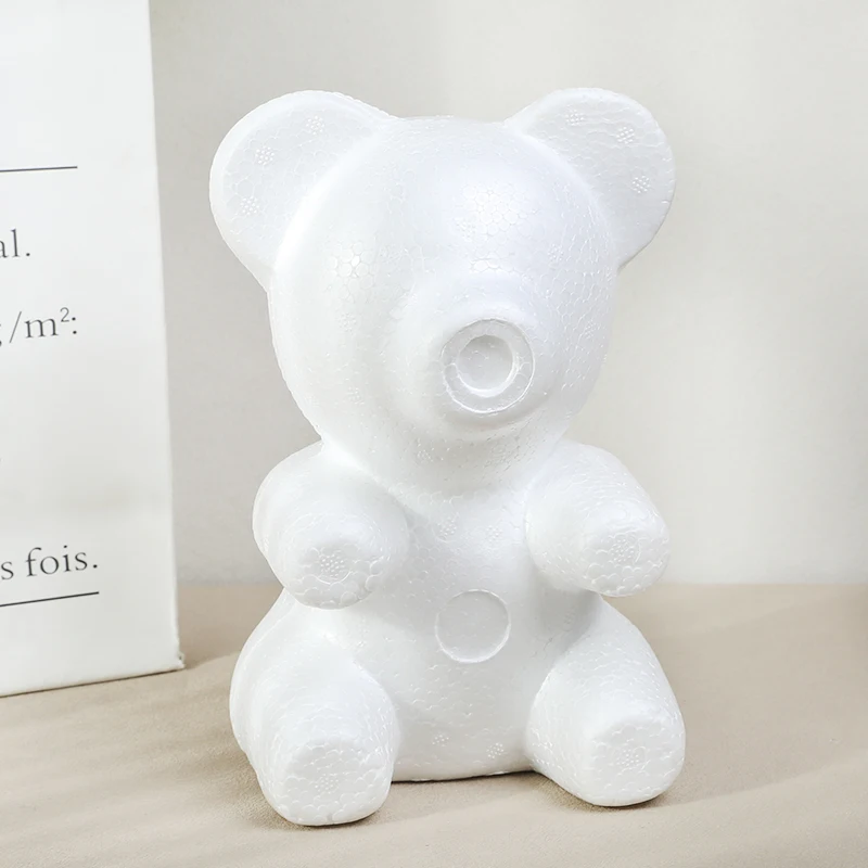 Schaumstoffkugeln mit hoher Dichte, Rosenbär und Herzformen, DIY-Handwerk für Hochzeit, Geburtstag, Party, Dekoration, Babyparty, Heimdekoration – Detail 2