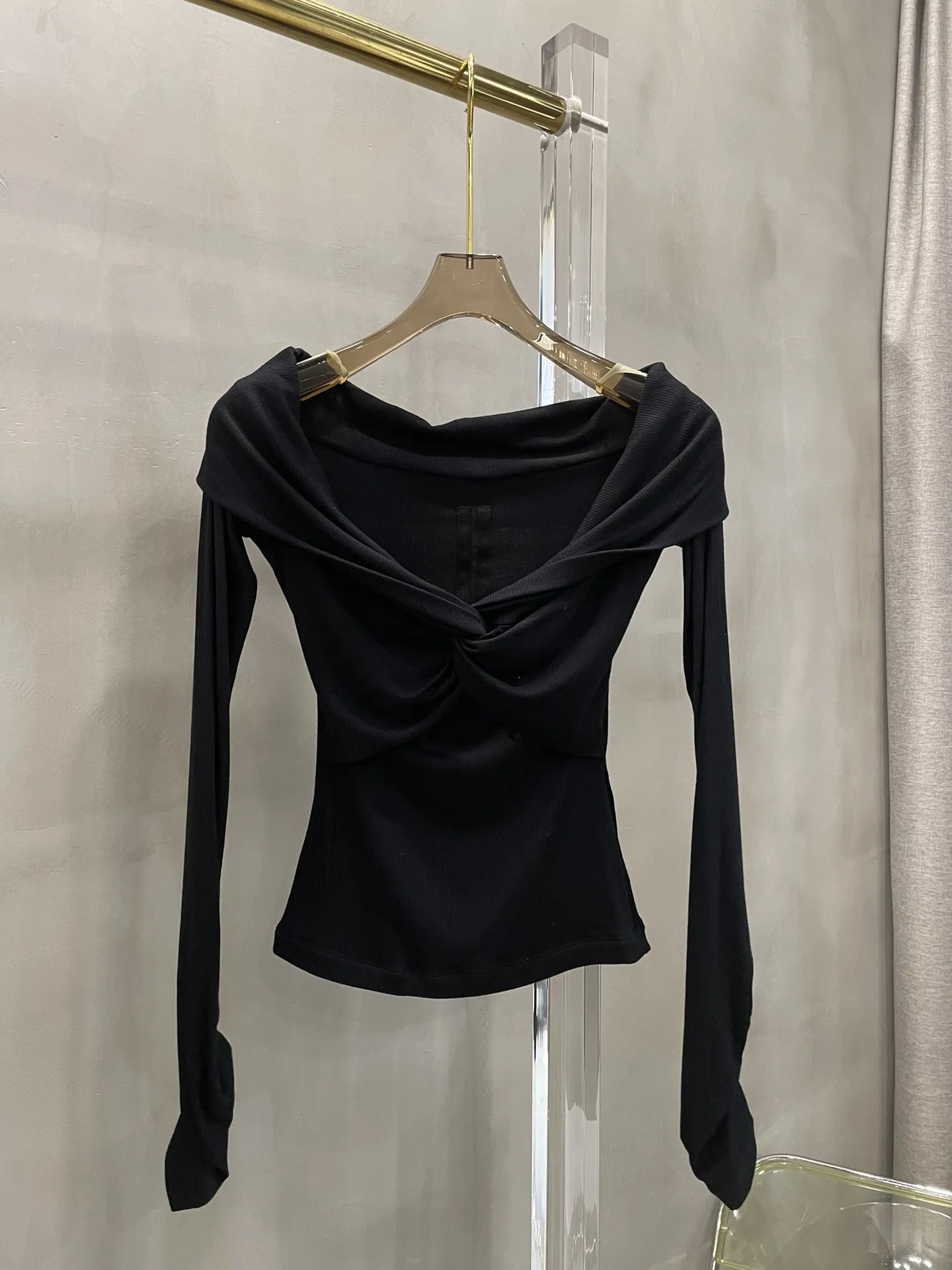 

Top Waist design fashionable temperament Slim thin casual versatile 2024 spring women's new hot