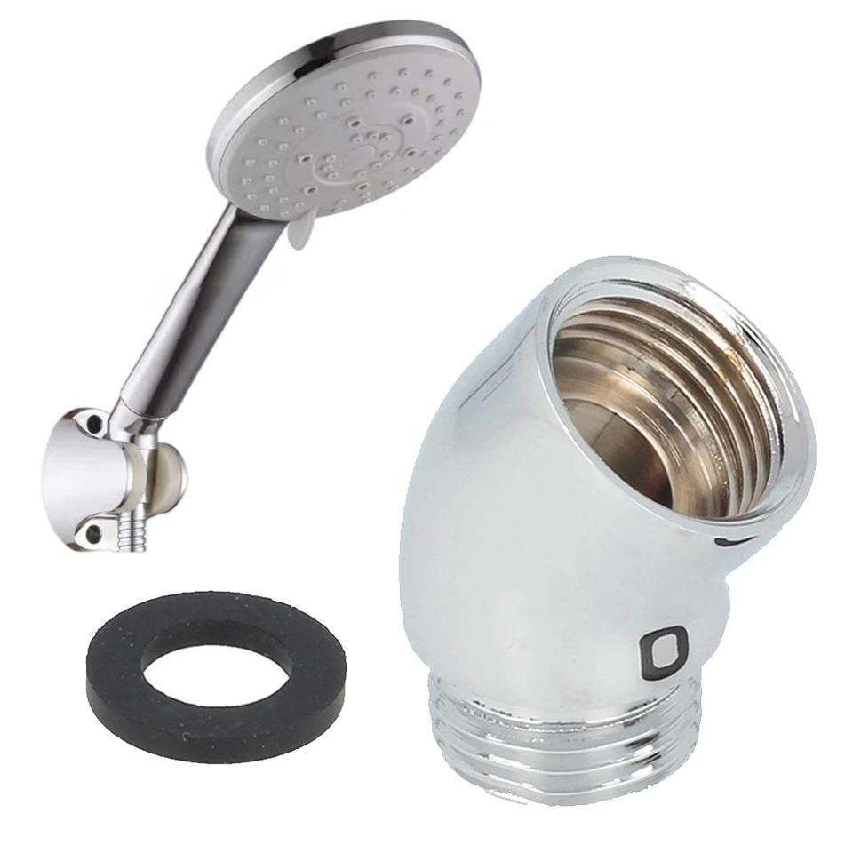 Adattatore Per Soffione Doccia Universale Cromato Con Filettatura