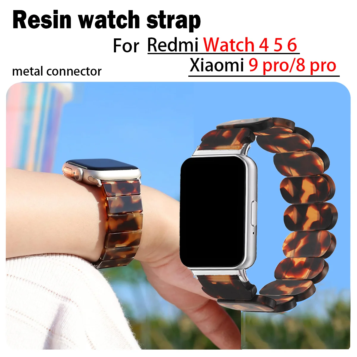 Elegant Resin Bracelet Band - Premium Sport Strap Accessory