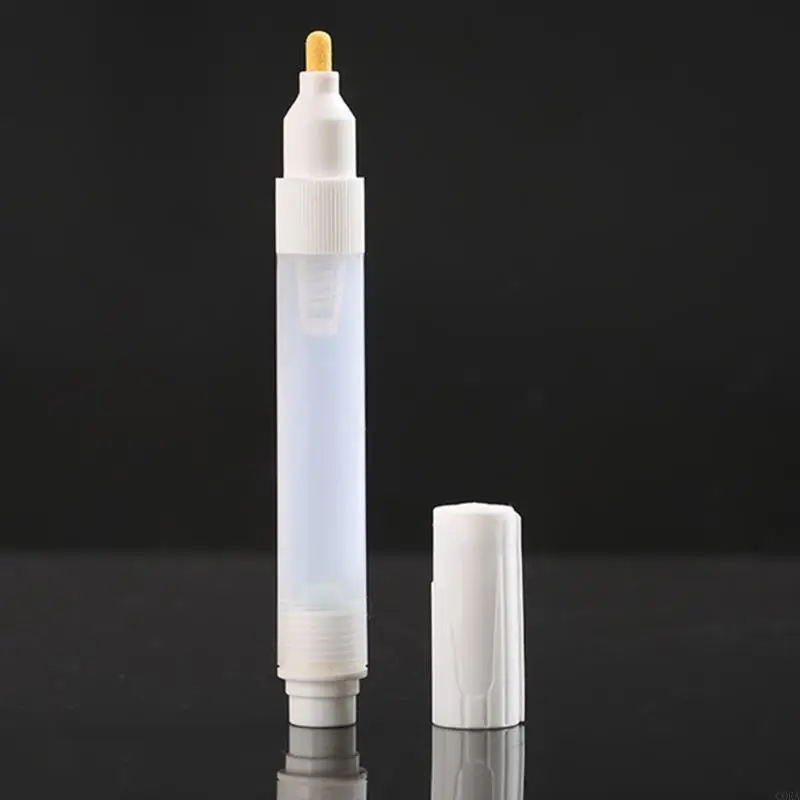 CORA 2 개/대 빈 페인트 마커 5mm 라운드 헤드 그림용 리필 가능 페인트 펜