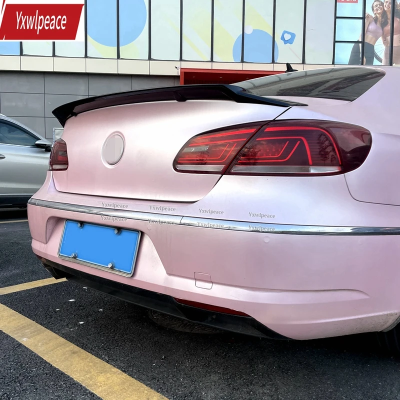 

For Volkswagen VW Passat CC 2009-2018 ABS Plastic Unpainted Color Rear Trunk Spoiler Trunk Wing Body Kit Accessories