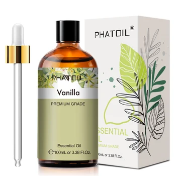 PHATOIL 100ml Eucalyptus Essential Oil For Skin Lavender Vanilla Jasmine Lemon Bergamot Aroma Oil for Aromatherapy Candle Making 3