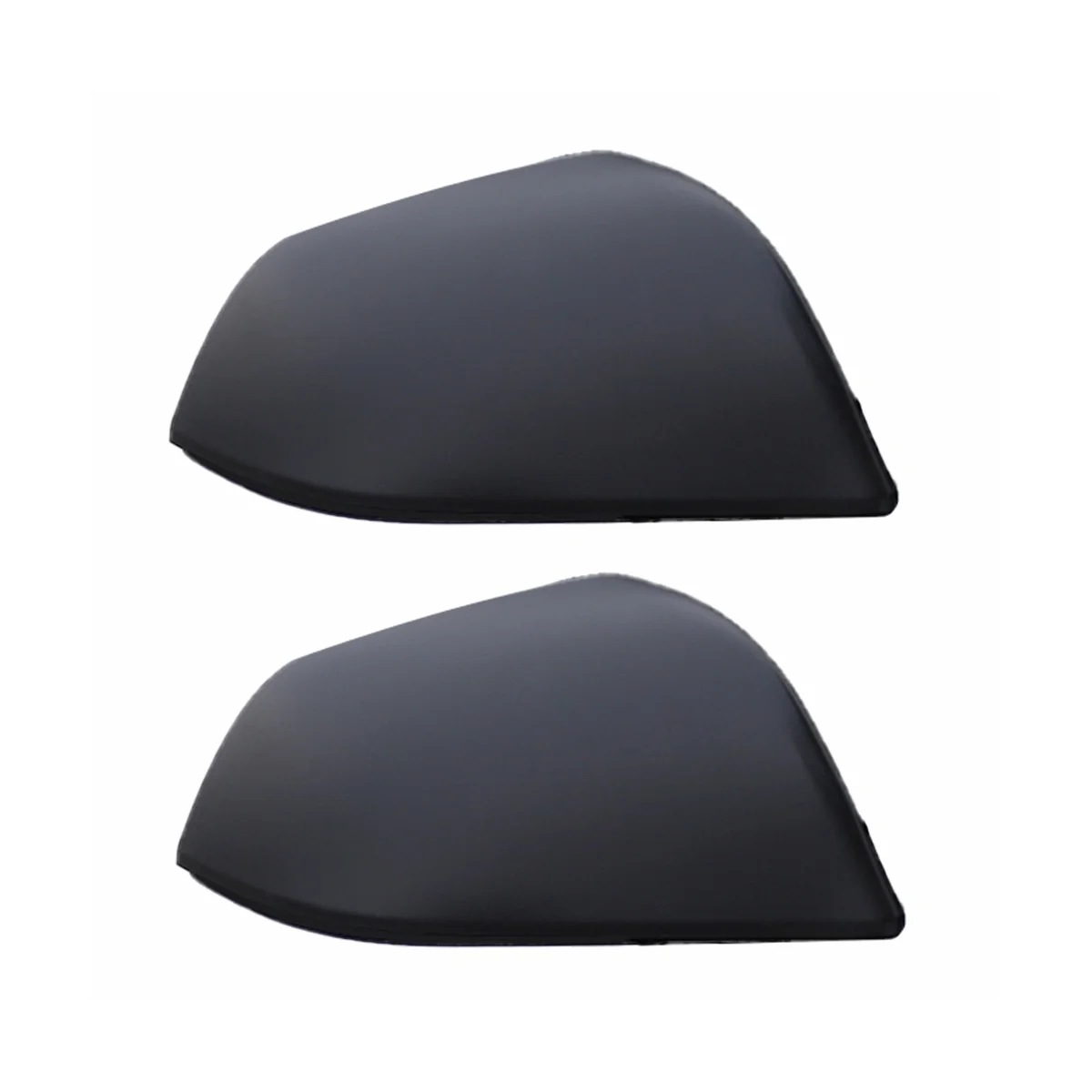 

For Tesla Model3/Y Rearview Mirror Protection Case Blackened Carbon Brazed Dimensional Accessory Decorative Matte Black