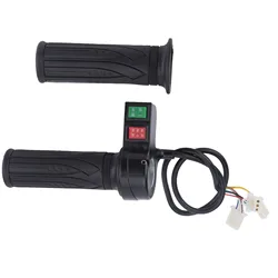 Electric Bike 3 - Speed Throttle Handle Grips - 1 Pair (Black)