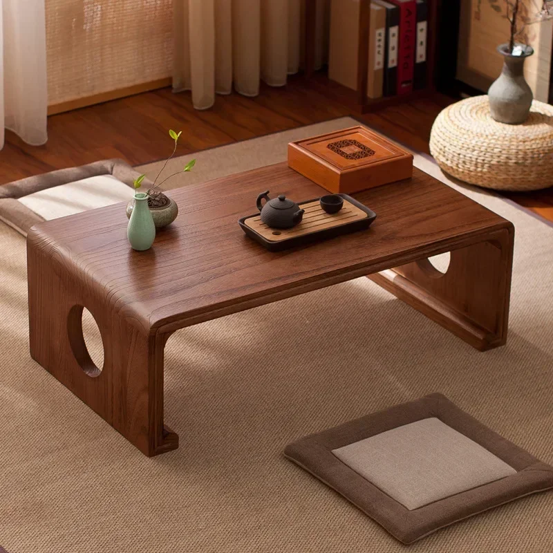 Tavolino Pieghevole Giapponese In MDF | Tavolo Basso Tatami Per Terra | Scrivania Studio E Da Pranzo | Portata 80kg - 4