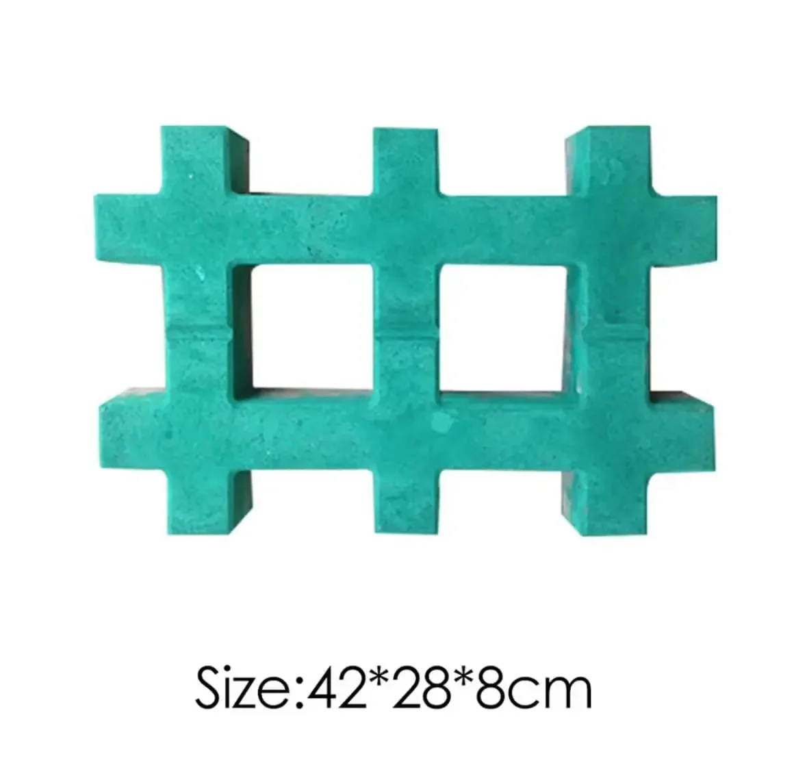 Plastic Mold Pavement Color Brick Permeable Brick Cross Shaped Parking Space Lawn Flower Bed Mold Box
