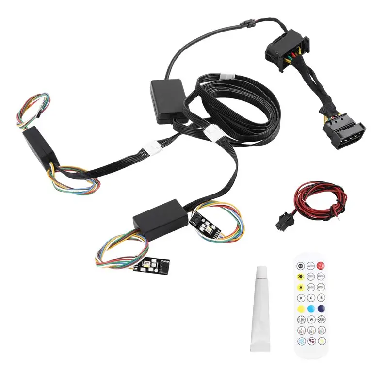 BMW F32 F33 F36 4 시리즈 F82 프리 LCI 2013-2016 RGB RGBW 멀티컬러 LED 보드 DRL 모듈 주간 주행등 시스템
