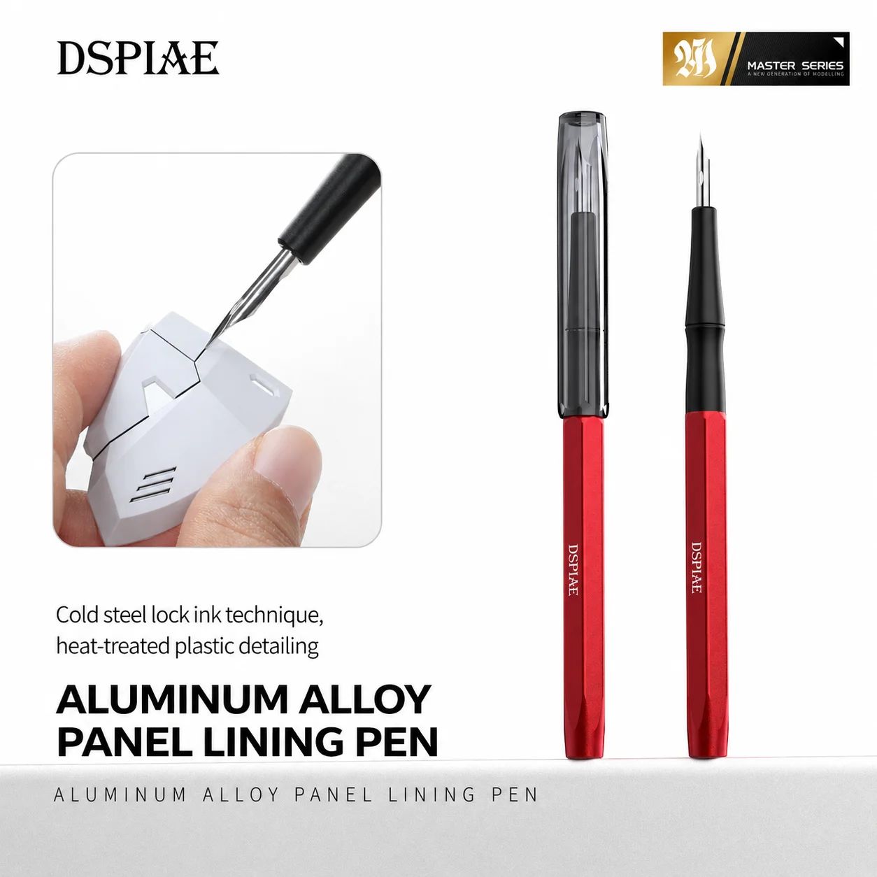 DSPIAE AT-PL PRO 알루미늄 합금 패널 라인 펜(스테인레스 스틸 펜..