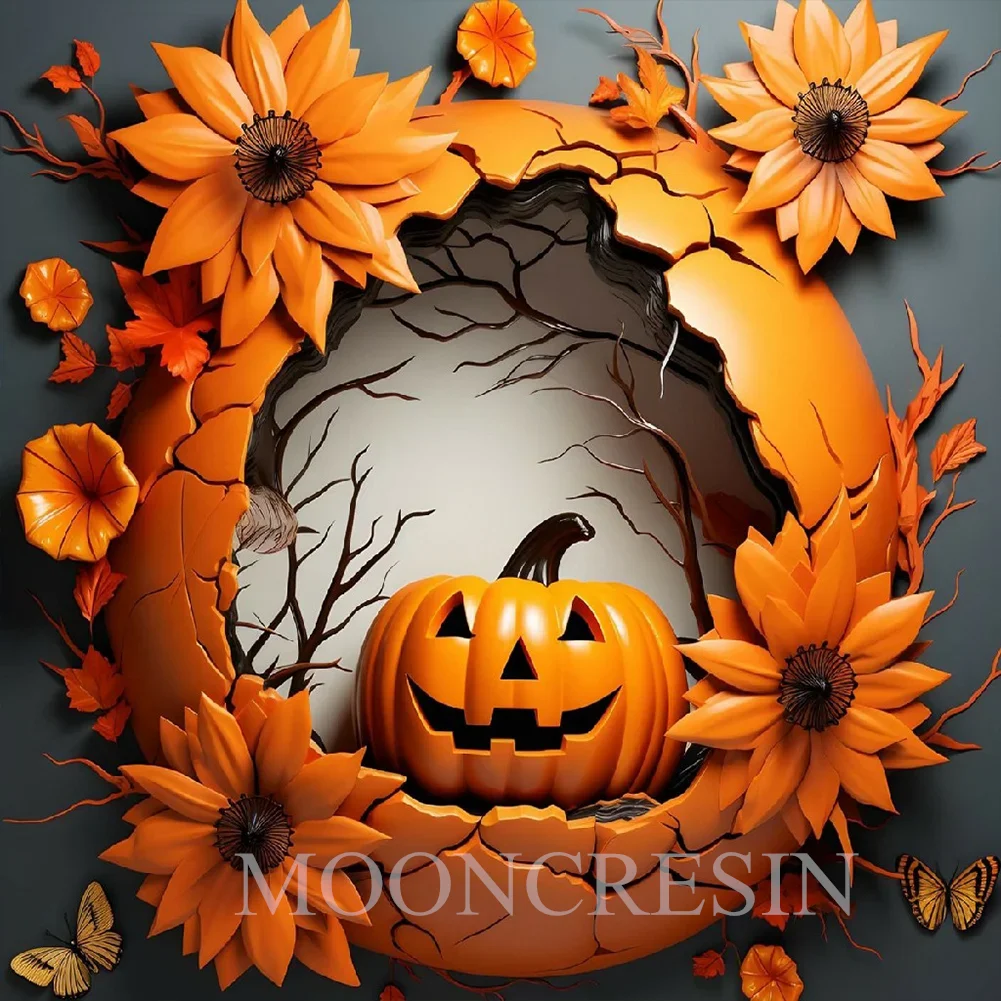 

100% Fairy Dust Square Diy Diamond Painting Cross Stitch Embroidery Halloween Cartoon Mosaic Home Decor Picture Rhinestones Kit