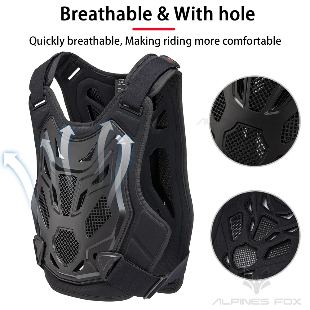 Motocross Armor Vest Motorcycle Body Protection Chest Back Protector for Men Women