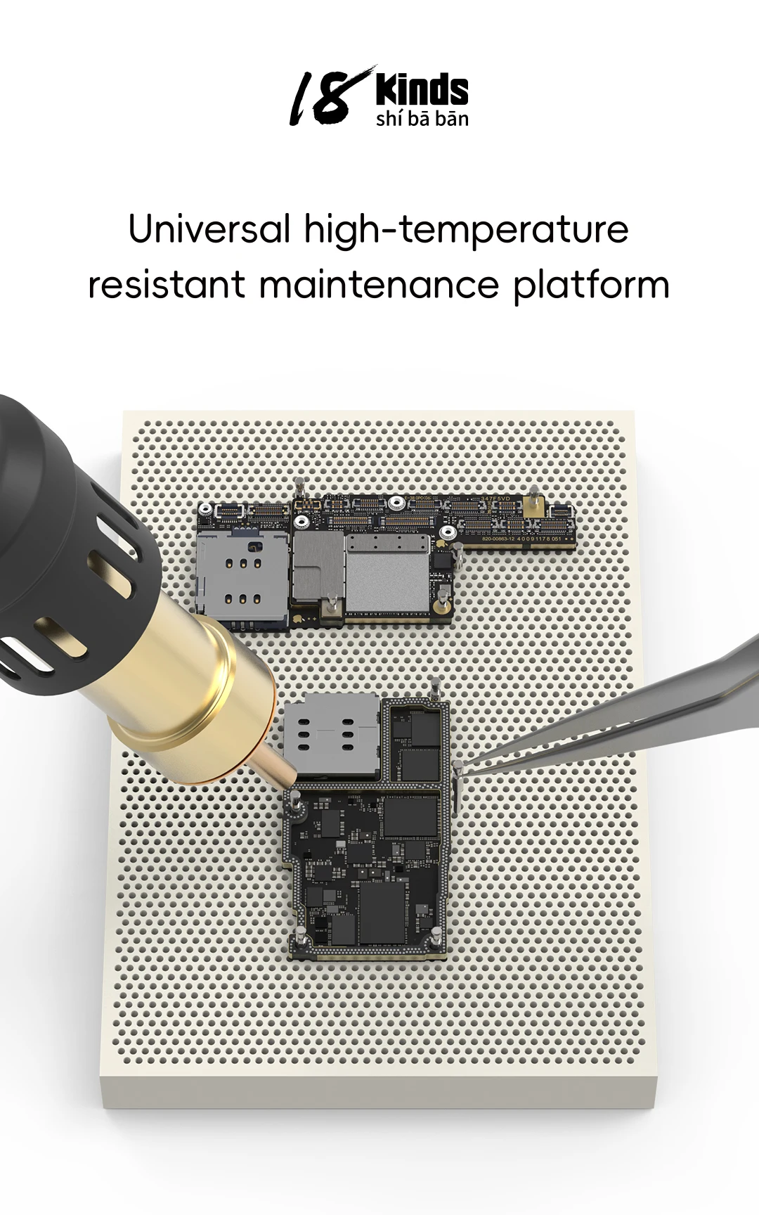18 kinds Universal high temperature resistant repair platform PCB chip ...