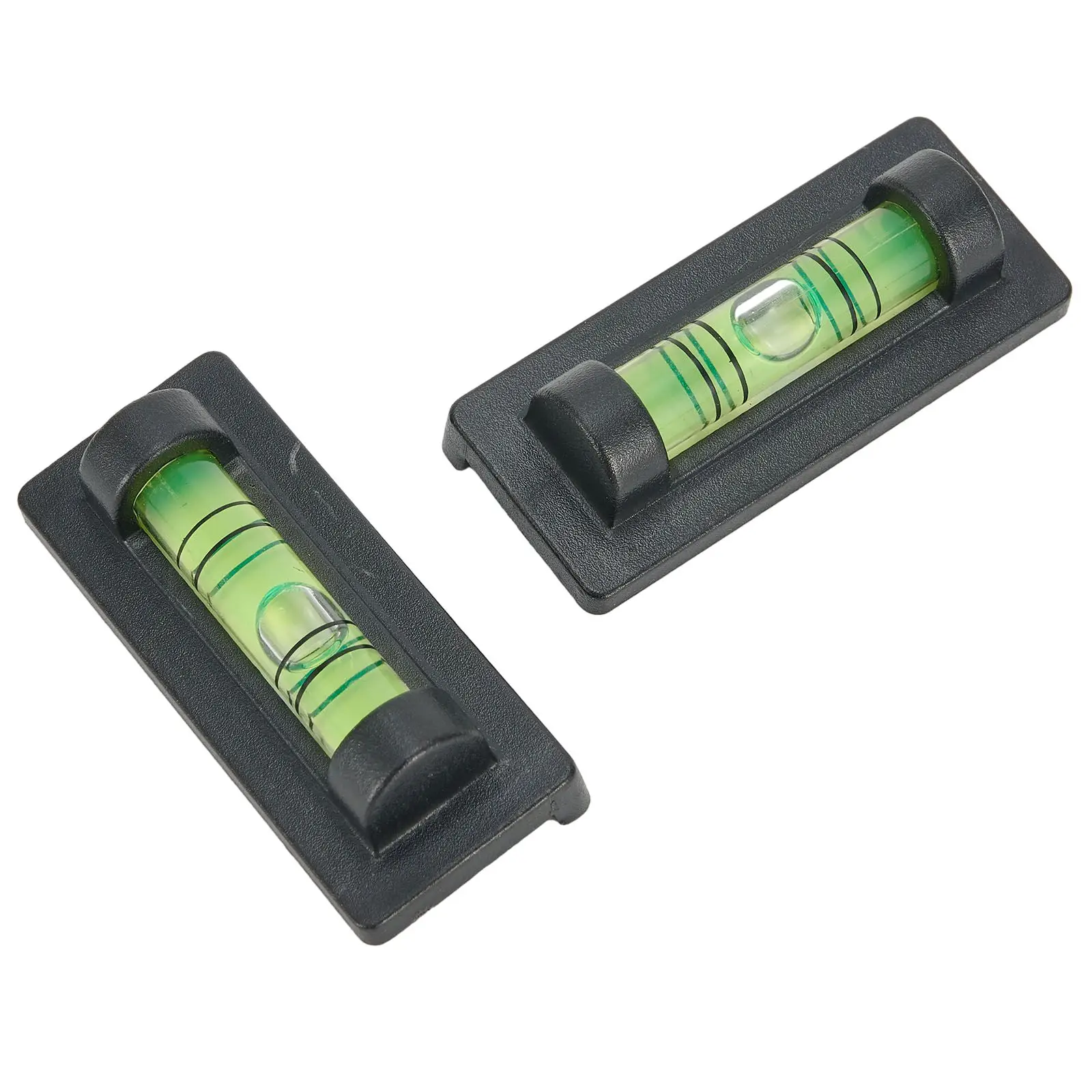 2/5x Flüssigkeitsstandsanzeige Mini-Blase für Wasserwaage zur täglichen Nivellierung unten magnetische horizontale Perlenhalterung Füllstandsanzeige – Detail 10