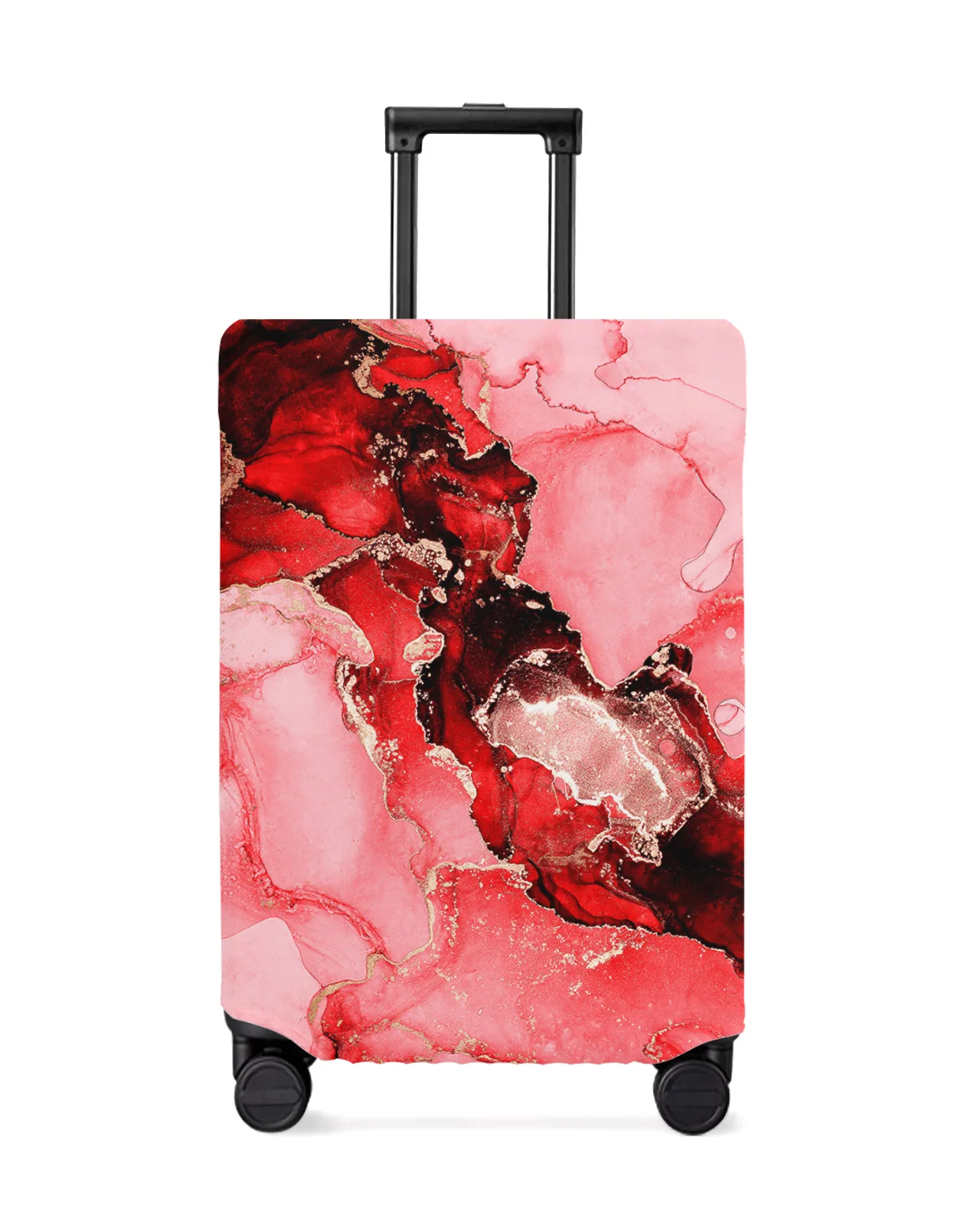 marble-texture-red-travel-luggage-protective-cover-for-18-32-inch-travel-accessories-suitcase-elastic-dust-case-protect-sleeve