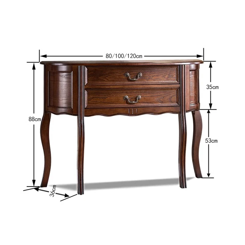 Console Table Drawer Design Storage Furniture for Living Room
