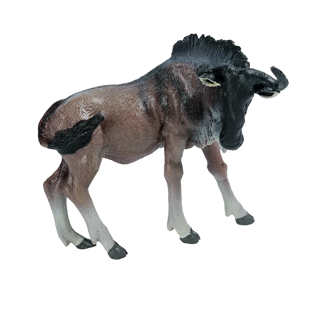 

Simulation Wildebeest Decor Vivid Wildebeest Adornment Early Educational Toy